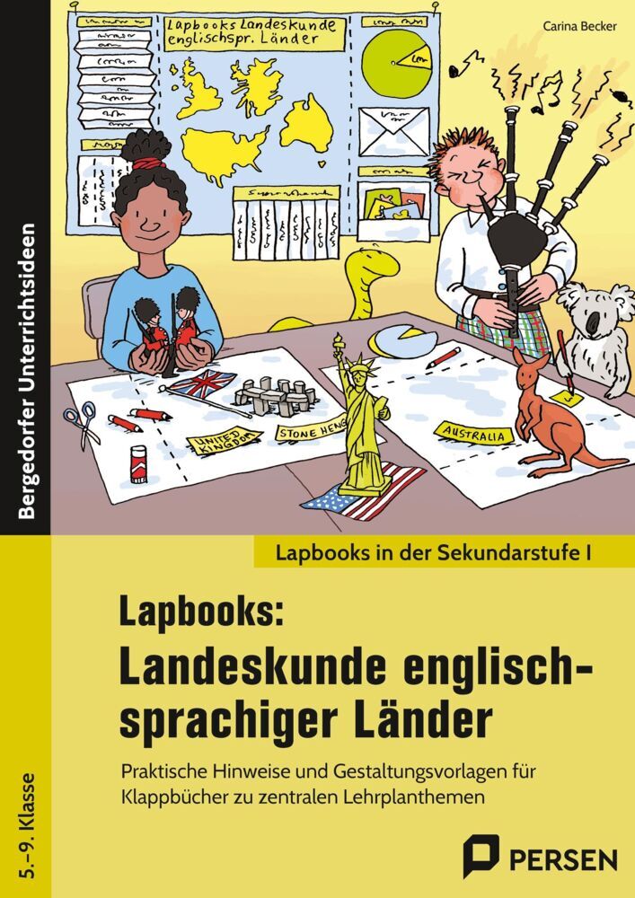 Lapbooks: Landeskunde englischsprachiger Länder (Carina Becker)