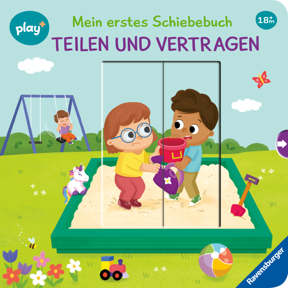 Play+ Mein erstes Schiebebuch Teilen und vertragen - ab 18 Monate (Maria Höck)