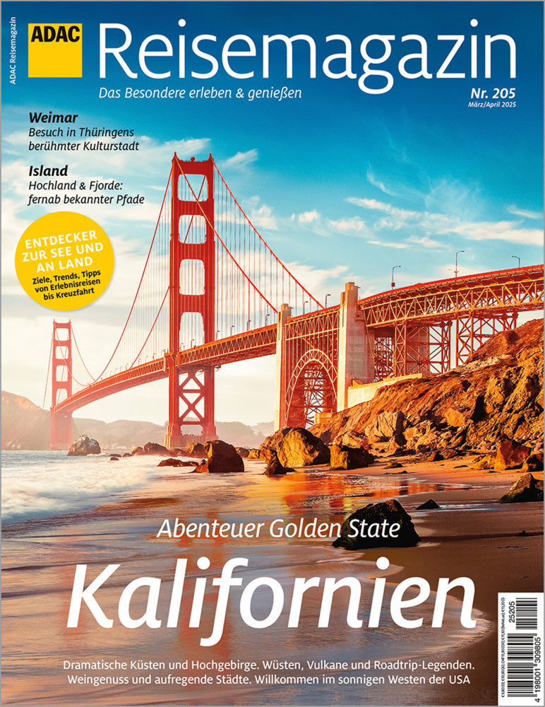 ADAC Reisemagazin mit Titelthema Kalifornien (Motor Presse Stuttgart)