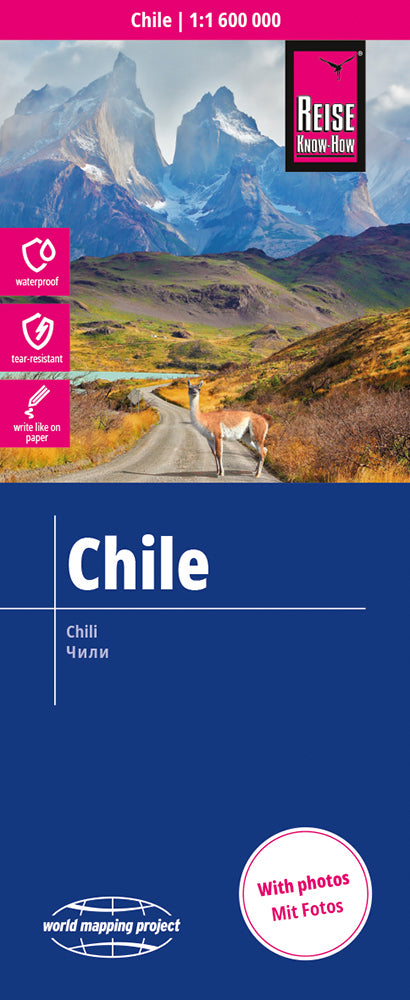Reise Know-How Landkarte Chile (1:1.600.000) (Reise Know-How Verlag Peter Rump Gmbh)