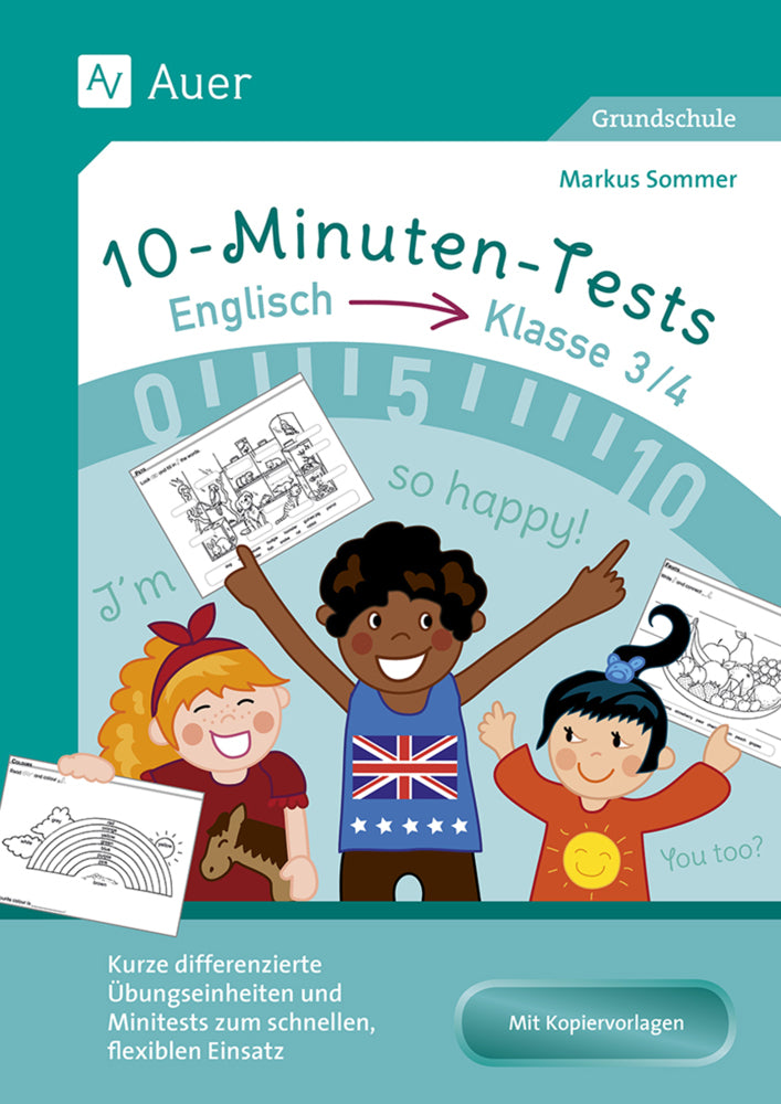 10-Minuten-Tests Englisch - Klasse 3/4 (Markus Sommer)