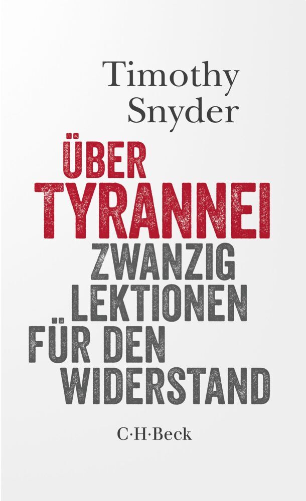 Über Tyrannei (Timothy Snyder)