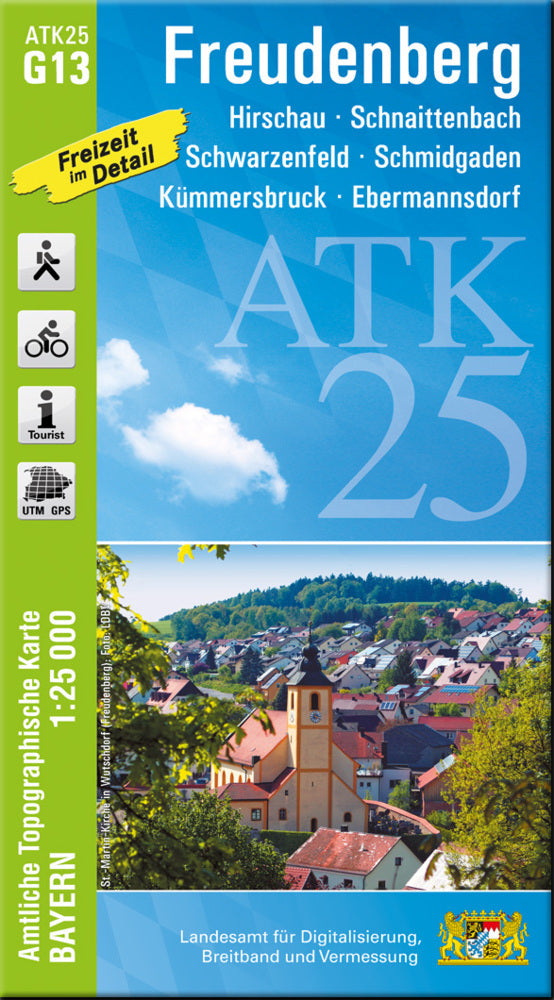 ATK25-G13 Freudenberg (Amtliche Topographische Karte 1:25000) (Breitband Und Vermessung, Bayern Landesamt Für Digitalisierung)
