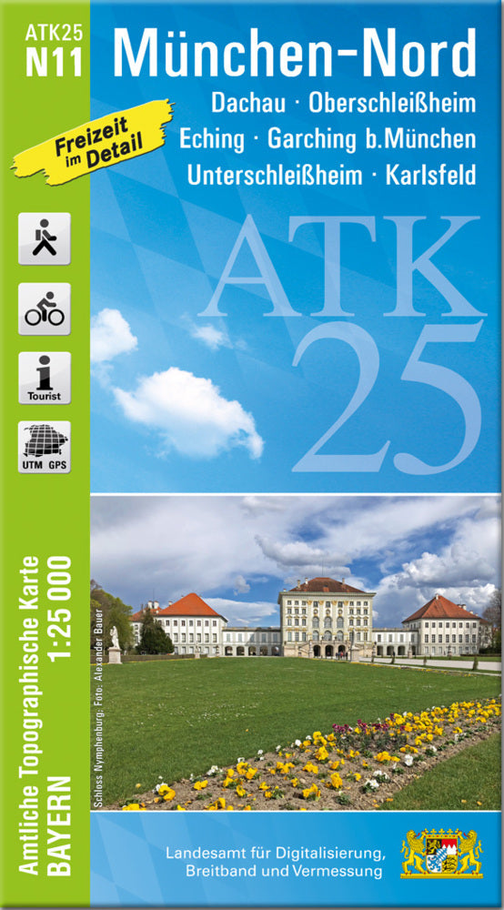 ATK25-N11 München-Nord (Amtliche Topographische Karte 1:25000) (Breitband Und Vermessung, Bayern Landesamt Für Digitalisierung)