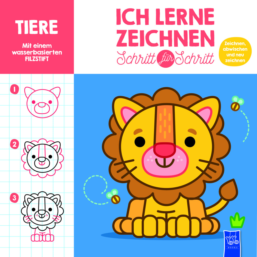 Ich lerne zeichnen - Schritt für Schritt: Tiere