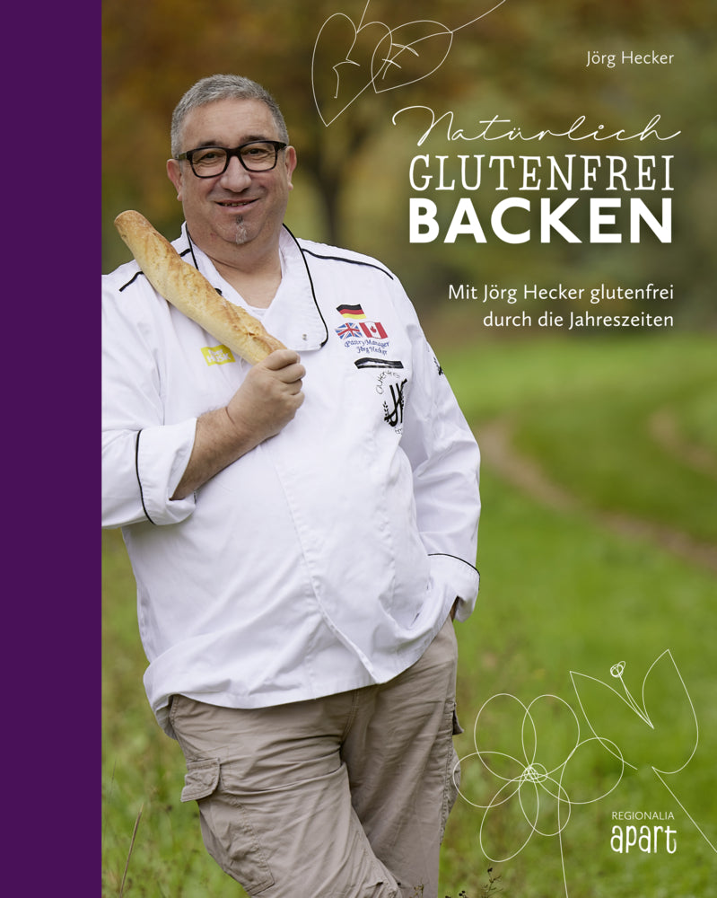 Natürlich glutenfrei backen (Jörg Hecker)