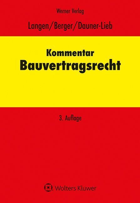 Kommentar Bauvertragsrecht (Andreas Berger)