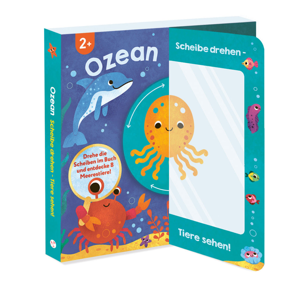 Scheibe drehen - Tiere sehen! Ozean (Lily Holland)