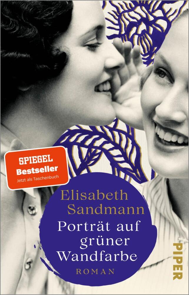 Porträt auf grüner Wandfarbe (Elisabeth Sandmann)