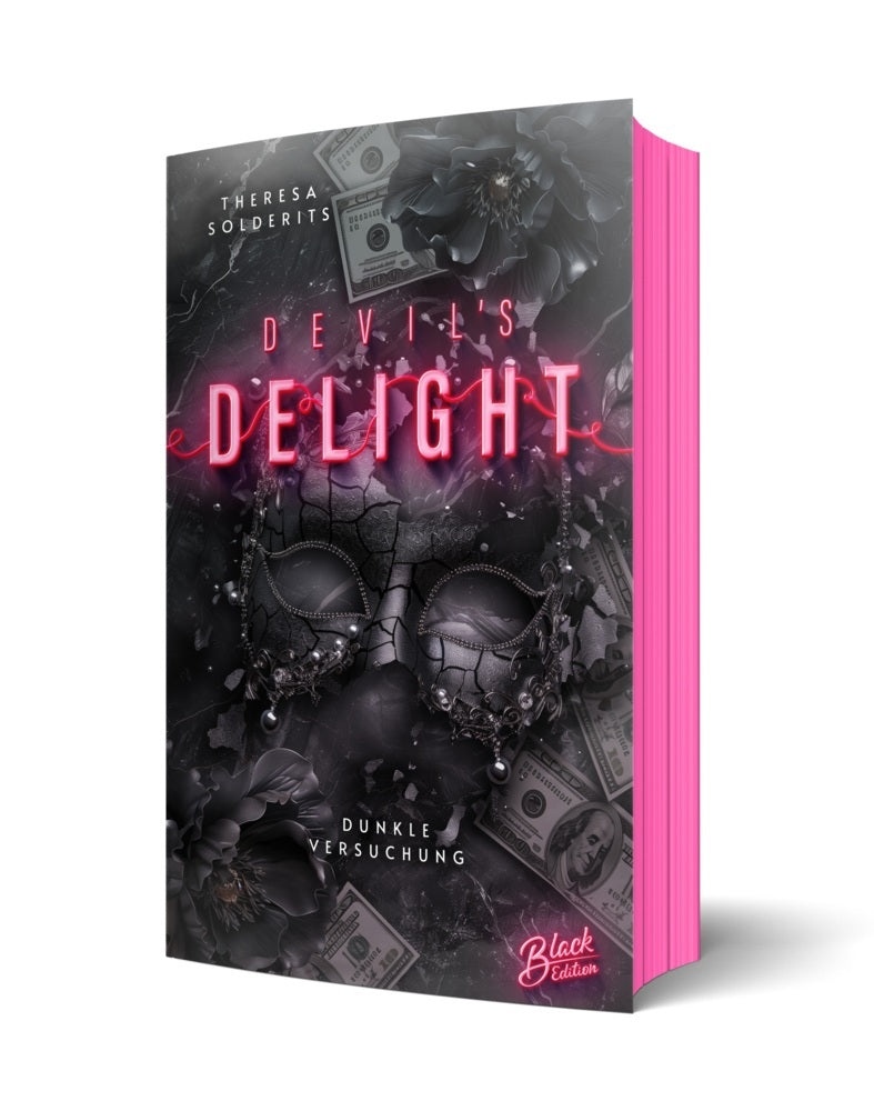 Devil's Delight: Dunkle Versuchung | Aufwendig gestaltete Ausgabe mit Farbschnitt - das integrierte Page Overlay ist limitiert nur in der ersten Auflage enthalten (Theresa Solderits)