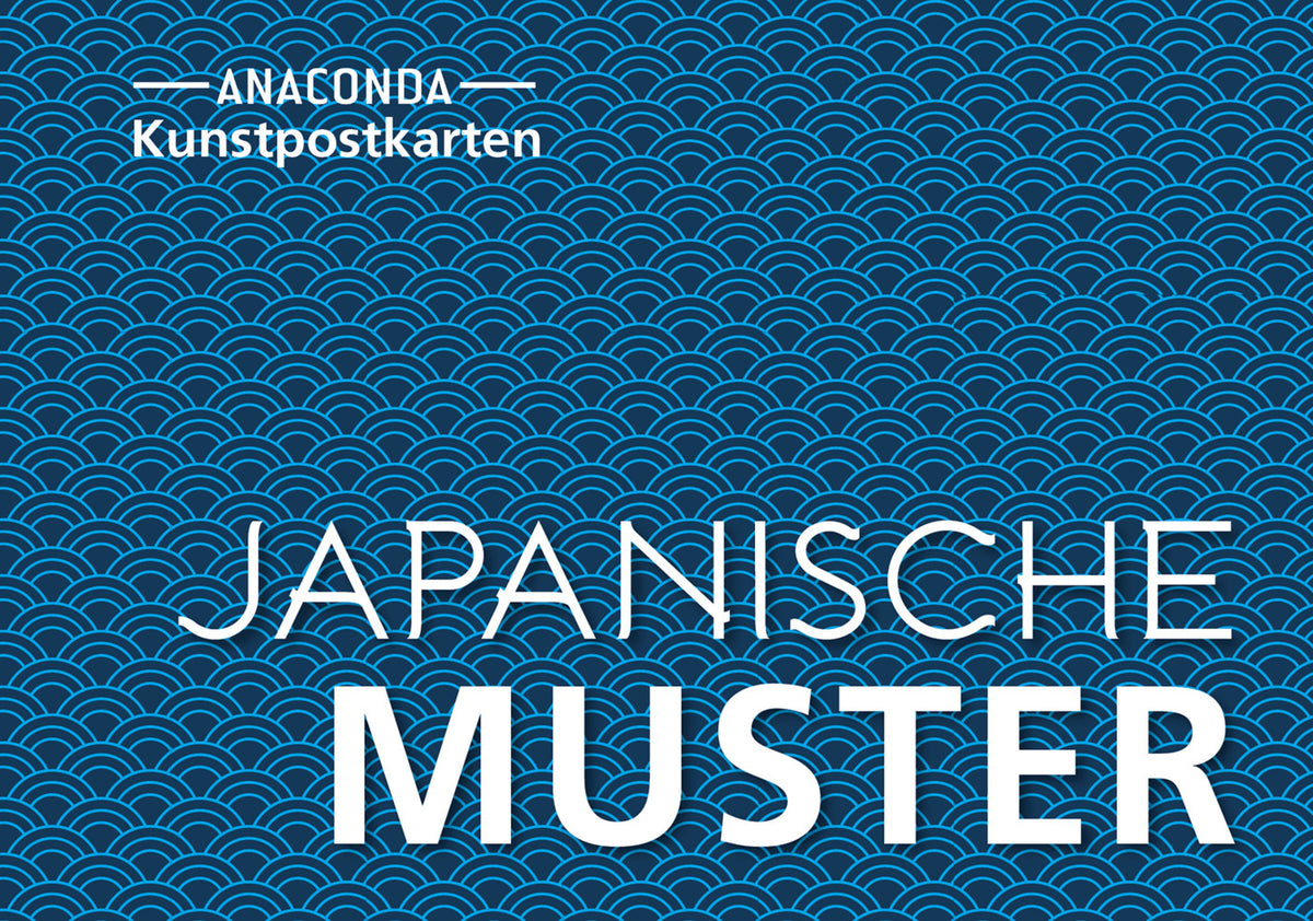 Postkarten-Set Japanische Muster (Anaconda Verlag)