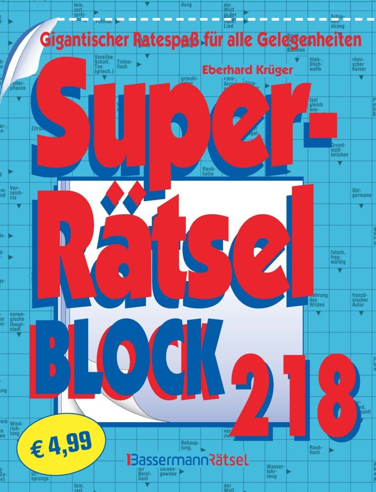 Superrätselblock 218 (Eberhard Krüger)