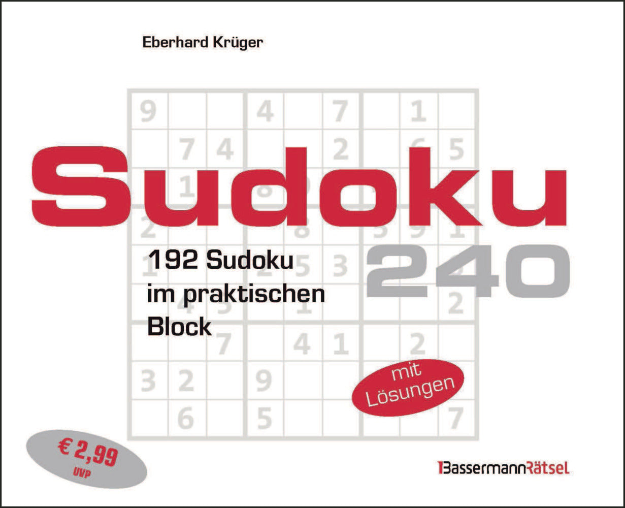 Sudokublock 240 (Eberhard Krüger)
