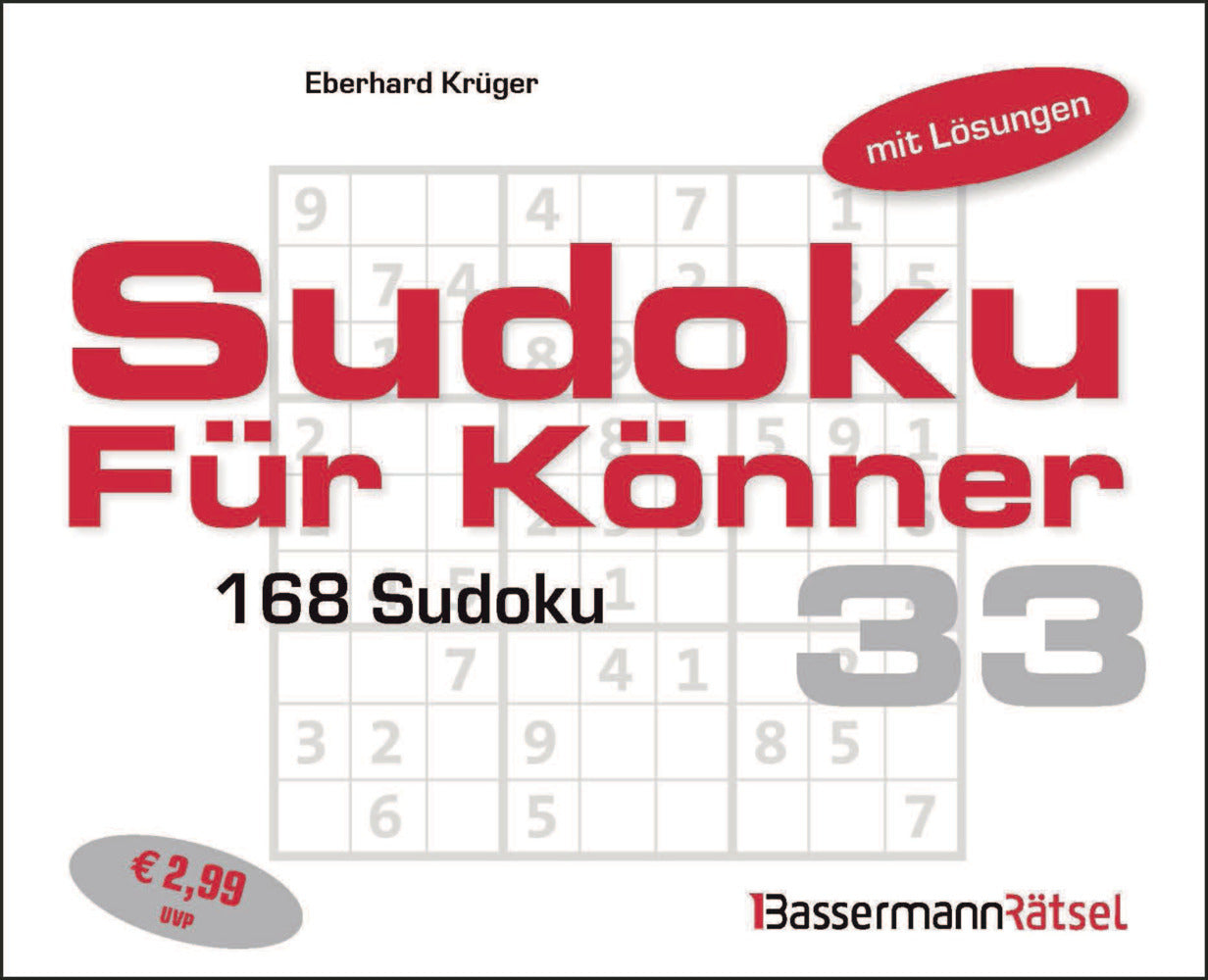 Sudoku für Könner 33 (Eberhard Krüger)