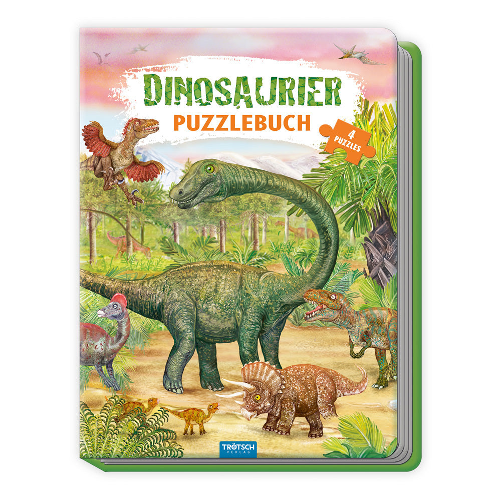 TRÖTSCH - Pappenbuch Puzzlebuch Dinosaurier| Ab 3 Jahren (Trötsch Verlag Gmbh & Co.Kg)