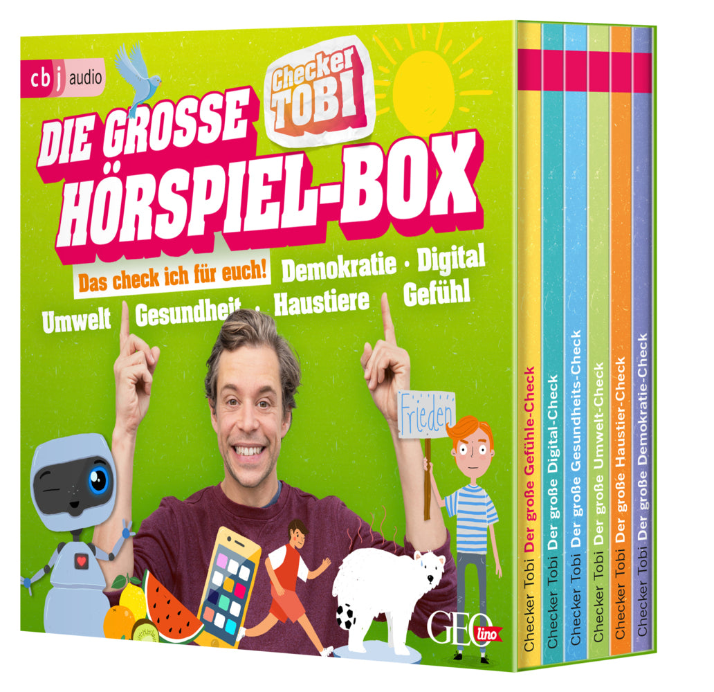 Die große Checker-Tobi-Hörspiel-Box, 6 Audio-CD (Gregor Eisenbeiß)