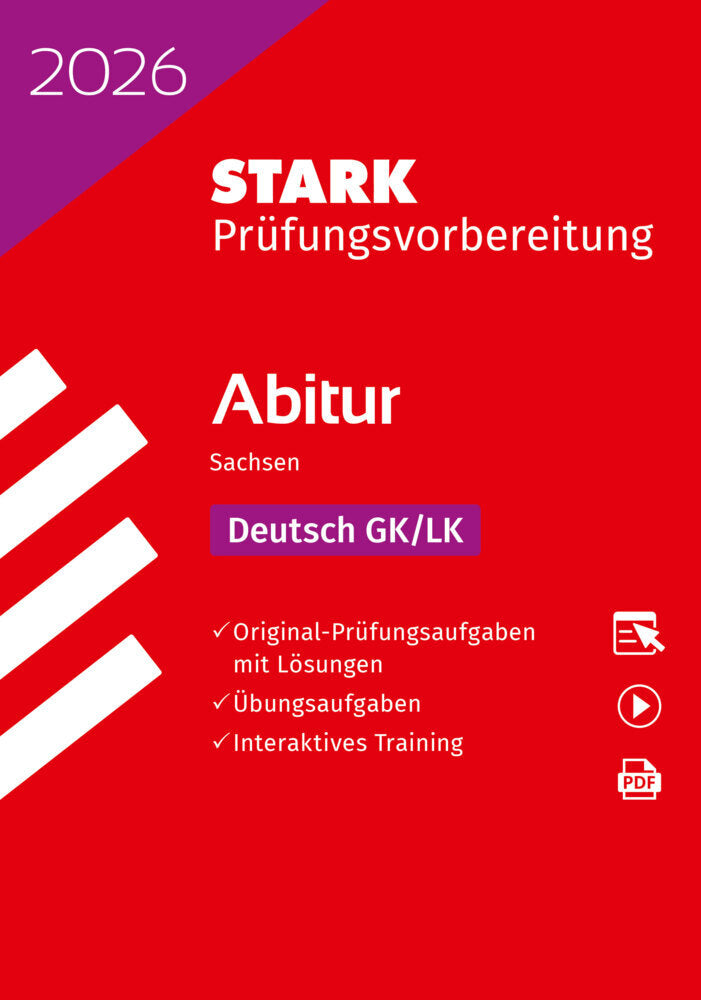 STARK Deutsch GK/LK - Abitur 2026 Sachsen - Prüfungsvorbereitung, m. 1 Buch, m. 1 Beilage