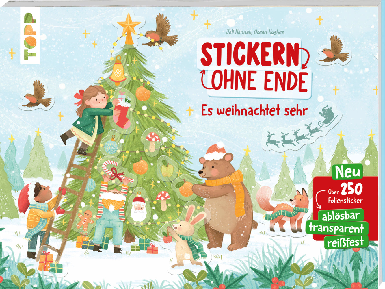Stickern ohne Ende - Es weihnachtet sehr (Joli Hannah)