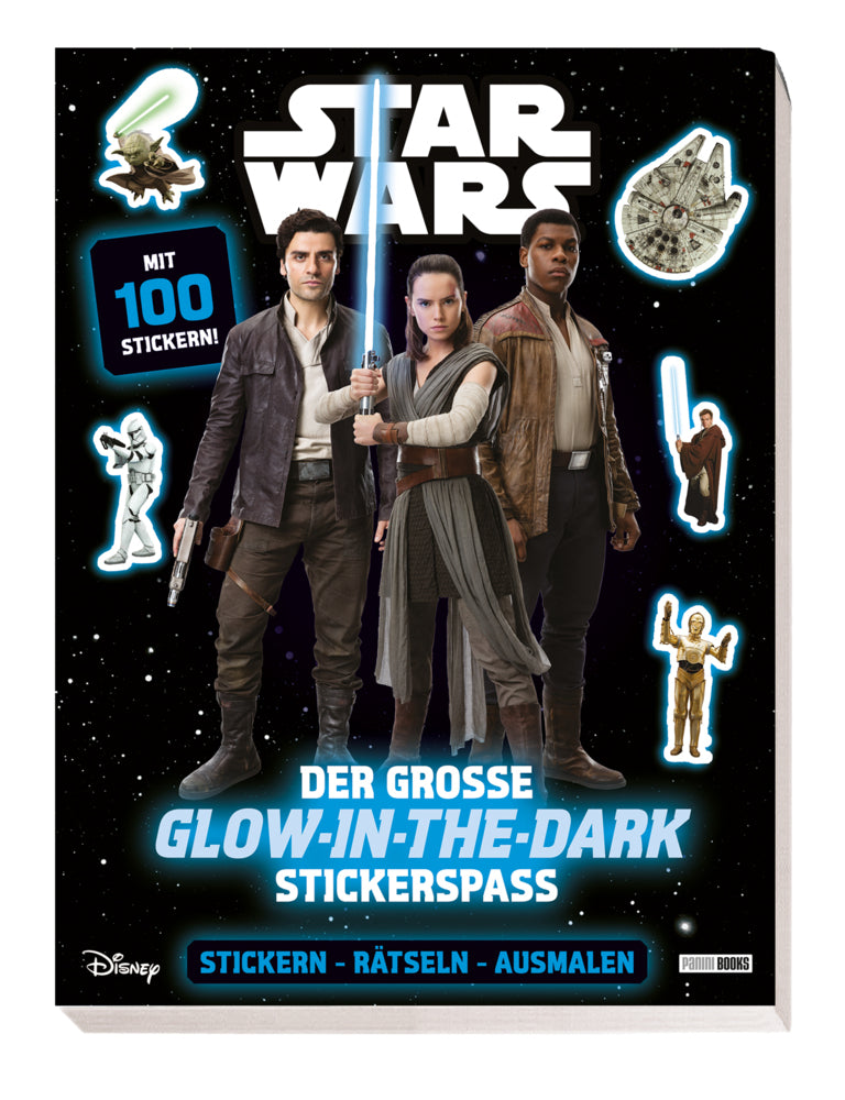 Disney Star Wars: Der große Glow-in-the-Dark-Stickerspaß: Stickern - Rätseln - Ausmalen (Panini)