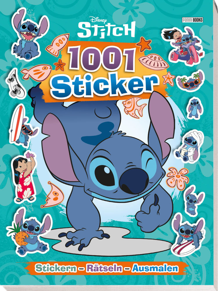 Disney Stitch: 1001 Sticker - Stickern - Rätseln - Ausmalen (Disney)