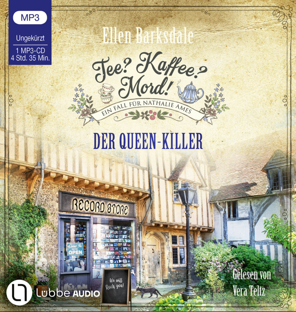 Tee? Kaffee? Mord! - Der Queen-Killer, 1 Audio-CD, 1 MP3 (Ellen Barksdale)