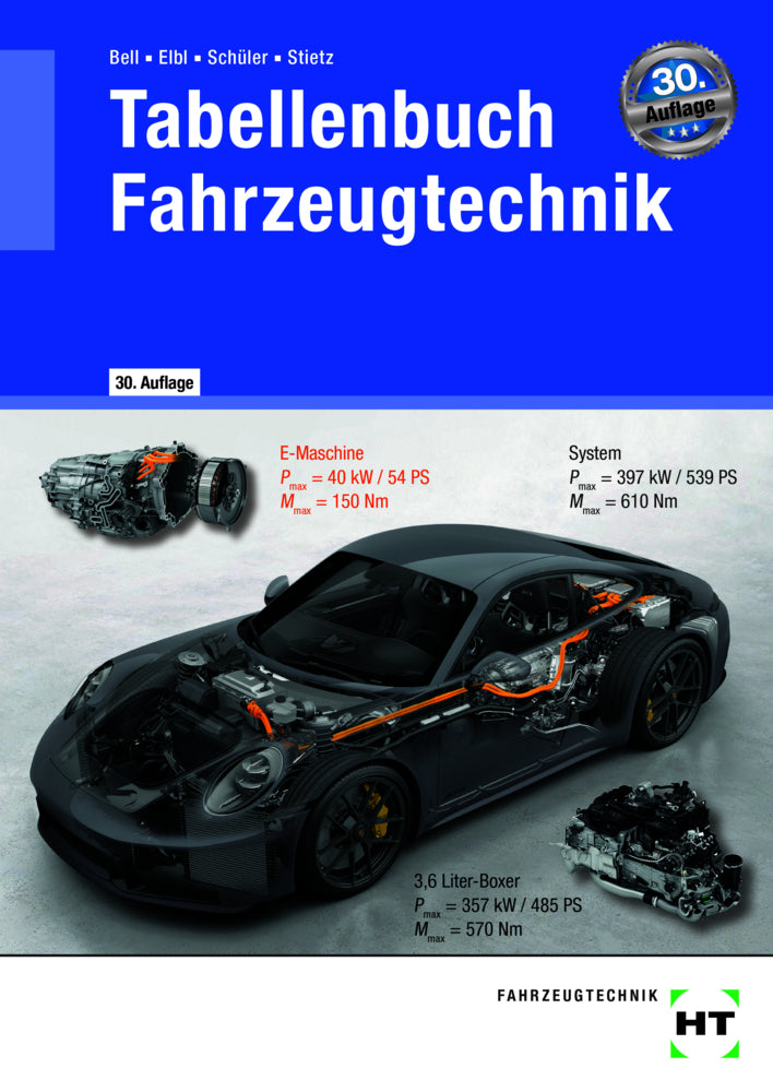 Tabellenbuch Fahrzeugtechnik (Marco Bell)