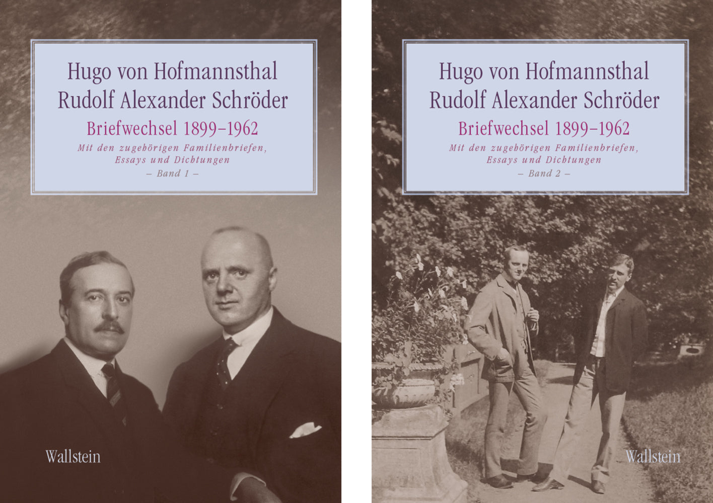 Briefwechsel 1899-1962, 2 Teile (Rudolf Alexander Schröder)