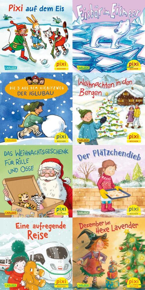 Pixi-Weihnachts-8er-Set 40: Pixi unterm Weihnachtsbaum (8x1 Exemplar), m. 8 Buch (Diverse)