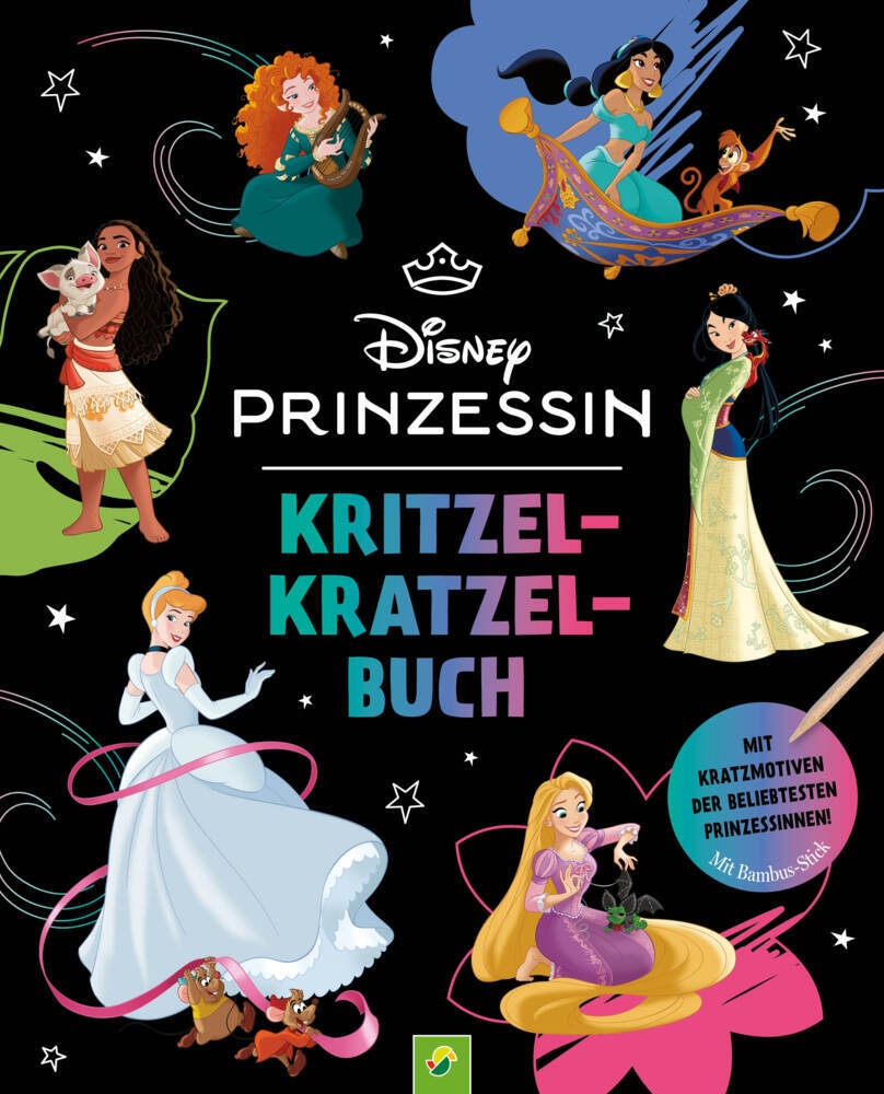Disney Prinzessin Kritzel-Kratzel-Buch (Schwager & Steinlein Verlag)