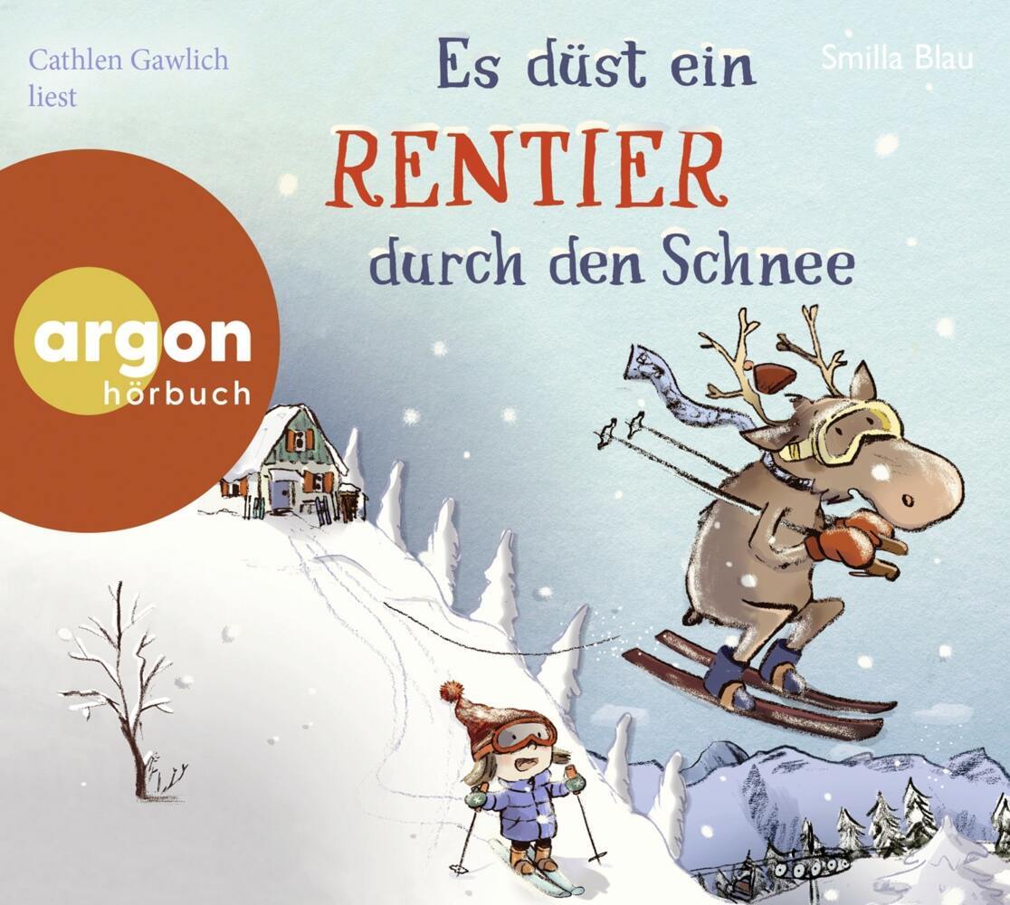 Es düst ein Rentier durch den Schnee, 2 Audio-CD (Smilla Blau)