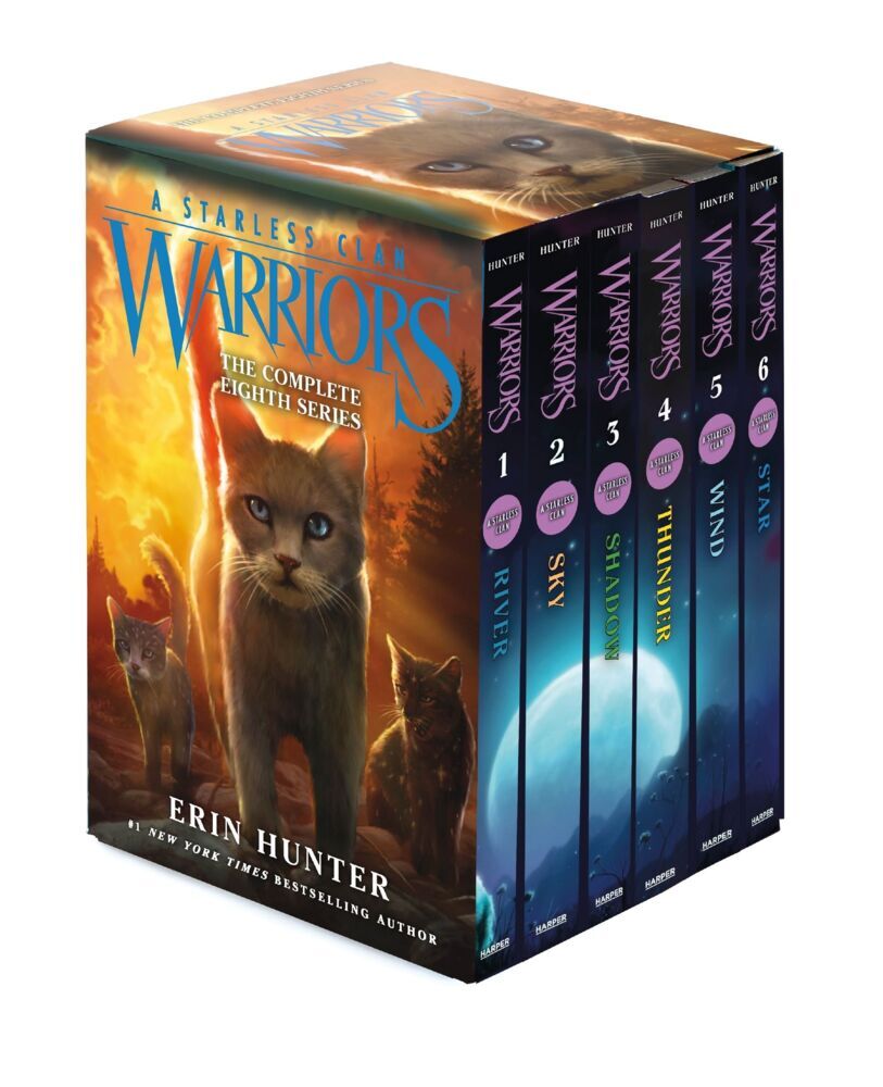 Warriors: A Starless Clan Box Set: Volumes 1 to 6 (Erin Hunter)