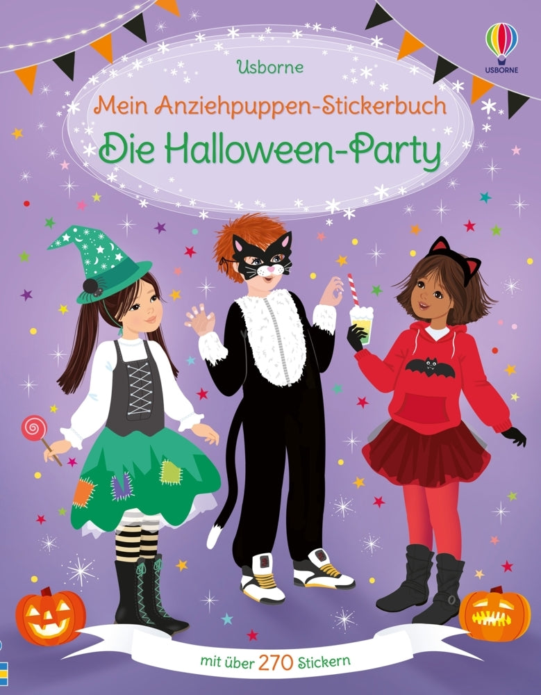 Mein Anziehpuppen-Stickerbuch: Die Halloween-Party (Fiona Watt)