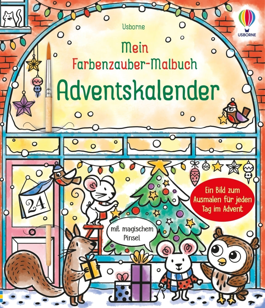 Mein Farbenzauber-Malbuch: Adventskalender (Abigail Wheatley)