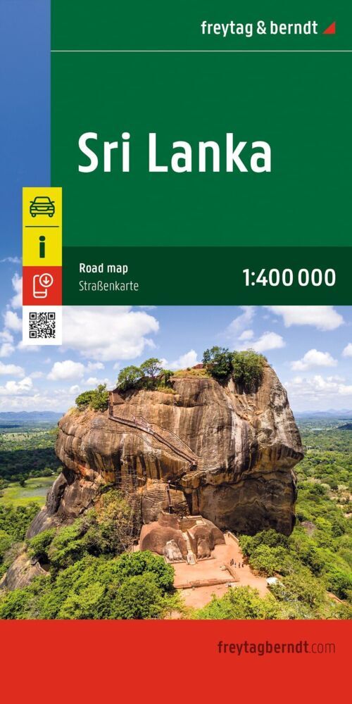 freytag & berndt Straßenkarte Sri Lanka 1:500.000