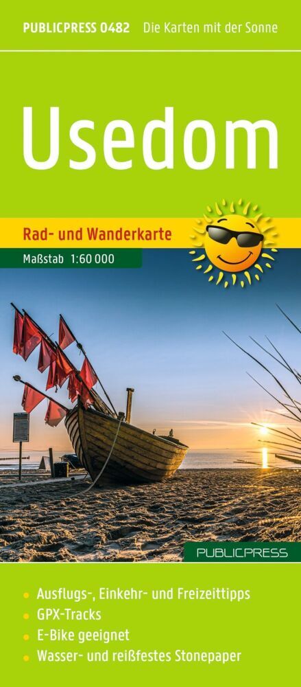 Publicpress Radkarte Usedom 1:60.000
