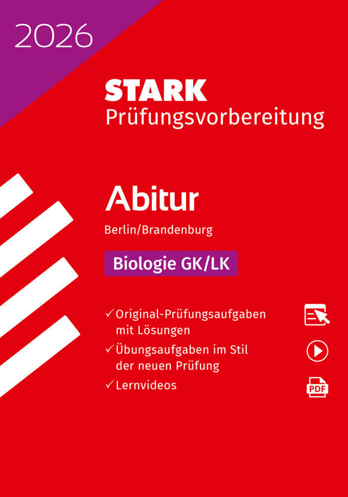 STARK Biologie GK/LK - Abitur 2026 Berlin/Brandenburg - Prüfungsvorbereitung, m. 1 Buch, m. 1 Beilage