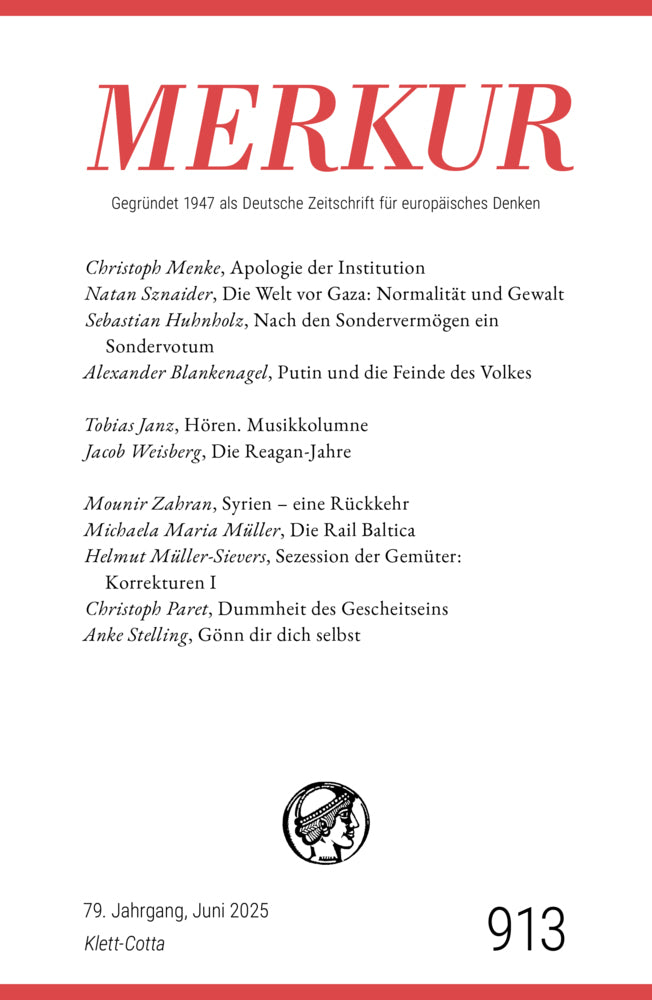 MERKUR 6/2025, Jg.79 (Christian Demand)