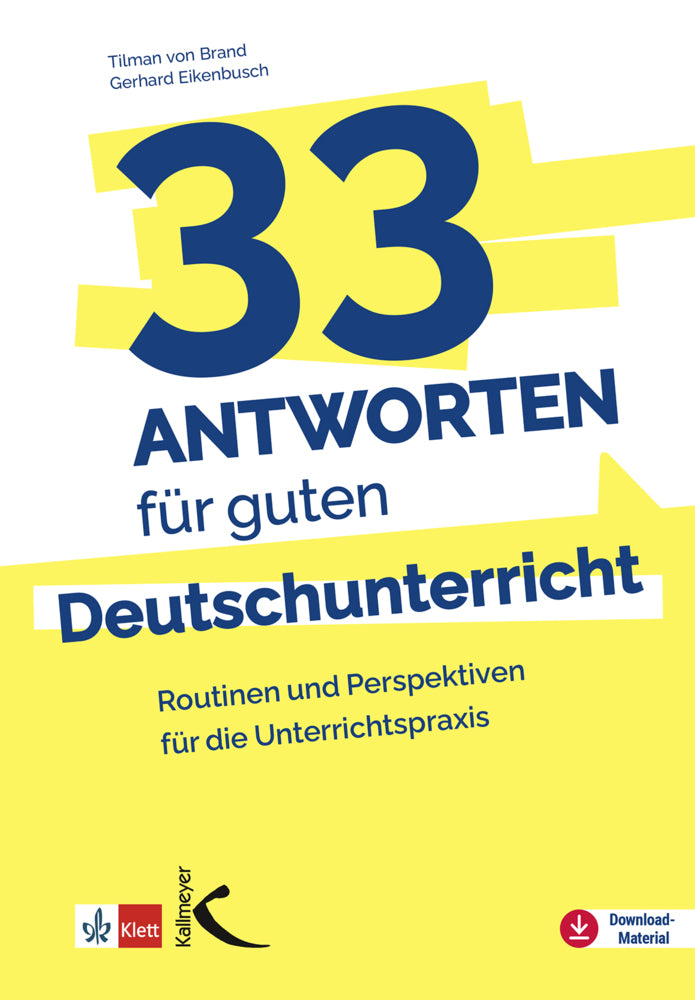 33 Antworten für guten Deutschunterricht (Tilman Von Brand)