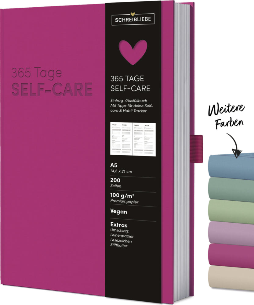 Self-care-Tagebuch Fuchsia (Korsch Verlag)