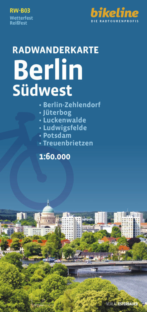Radwanderkarte Berlin Südwest RW-B03 (Verlag Esterbauer Gmbh)