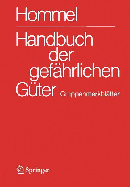 Handbuch der gefährlichen Güter. Gruppenmerkblätter (Petra Holzhäuser)