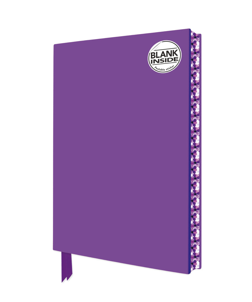 Exquisit Notizbuch ohne Linien DIN A5: Malvenfarbig (Flame Tree Publishing)