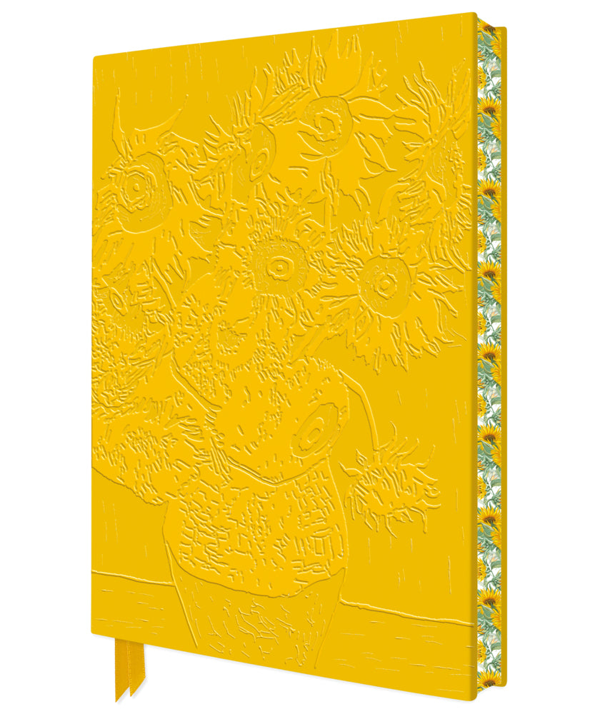 Exquisit Premium Skizzenbuch: Vincent van Gogh, Sonnenblumen (Flame Tree Publishing)