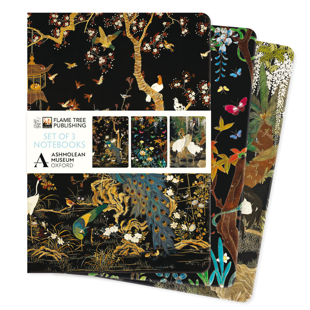 Dreier Set DIN-A5-Format-Notizbücher: Ashmolean Museum (Flame Tree Publishing)