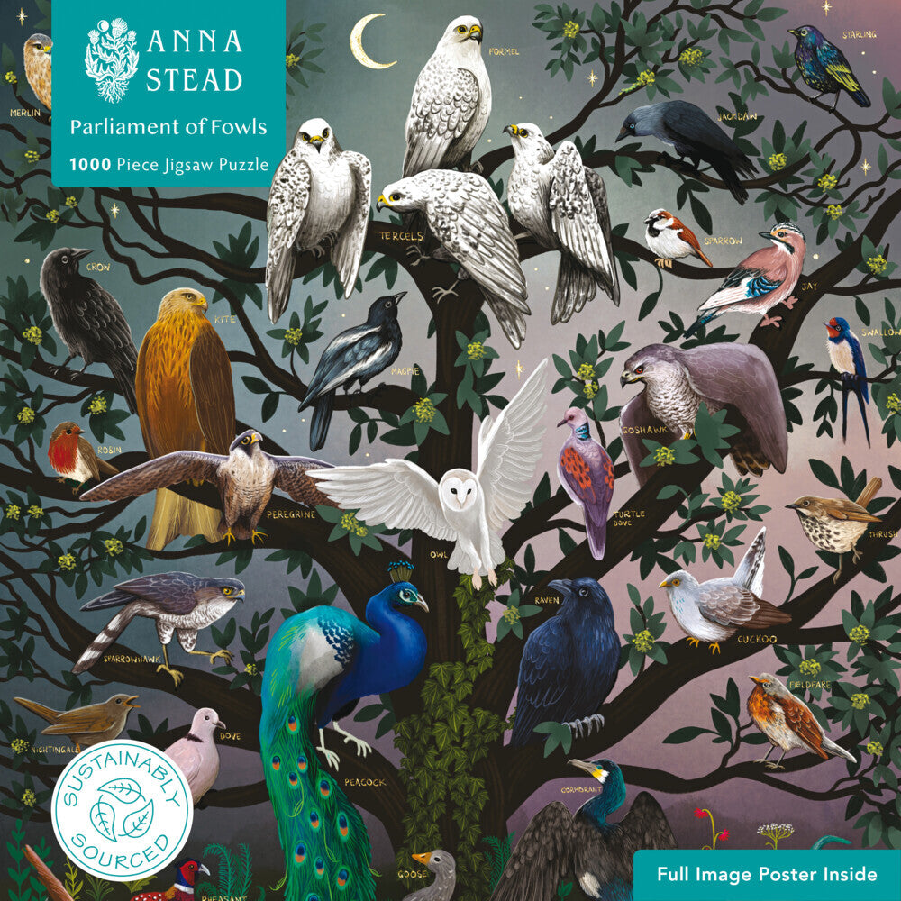 Puzzle - Anna Stead, Parlament der Vögel (Flame Tree Publishing)
