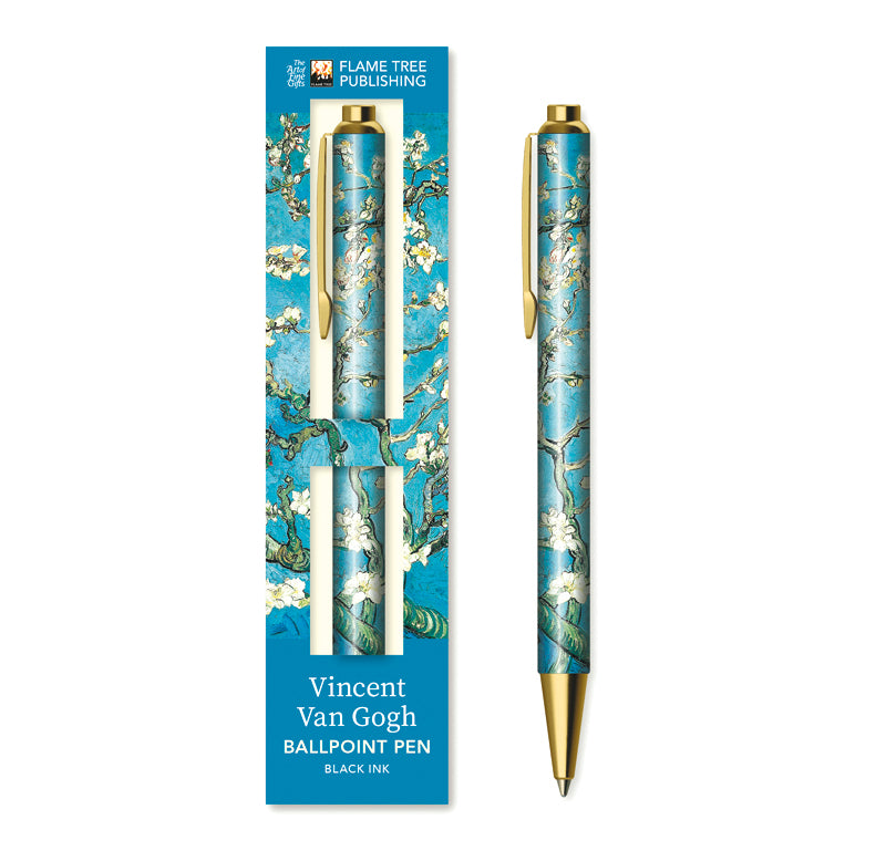 Premium Kugelschreiber: Vincent van Gogh, Mandelbaum in Blüte (Flametree Publishing)