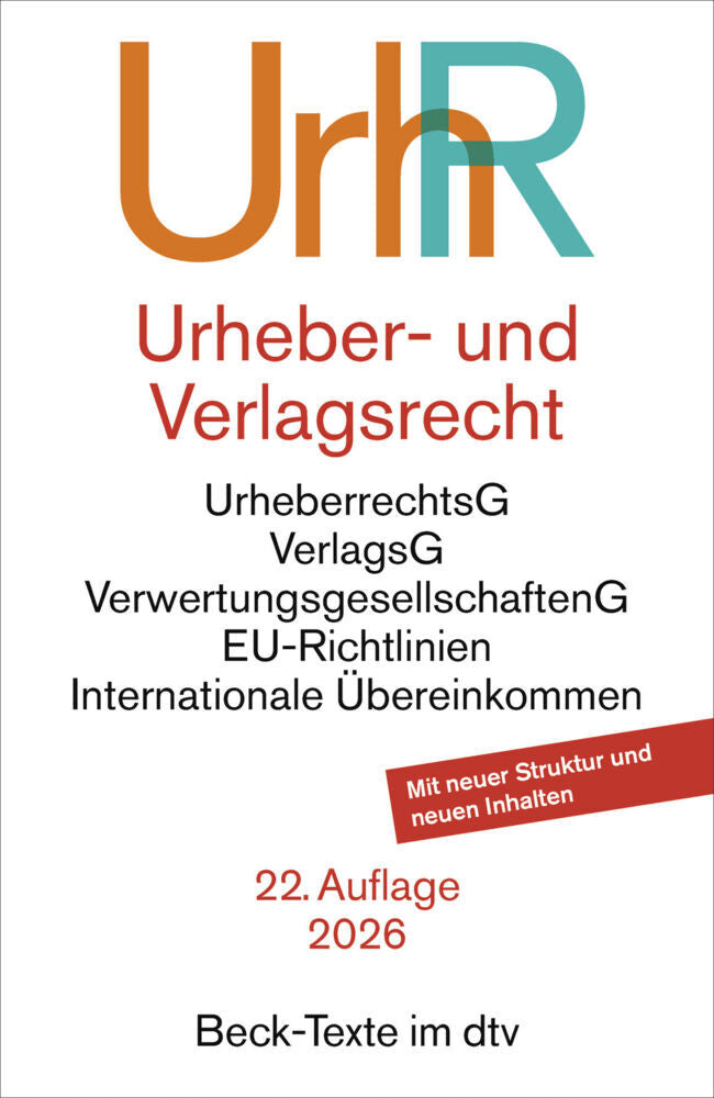 Urheber- und Verlagsrecht (Jan Bernd Nordemann)