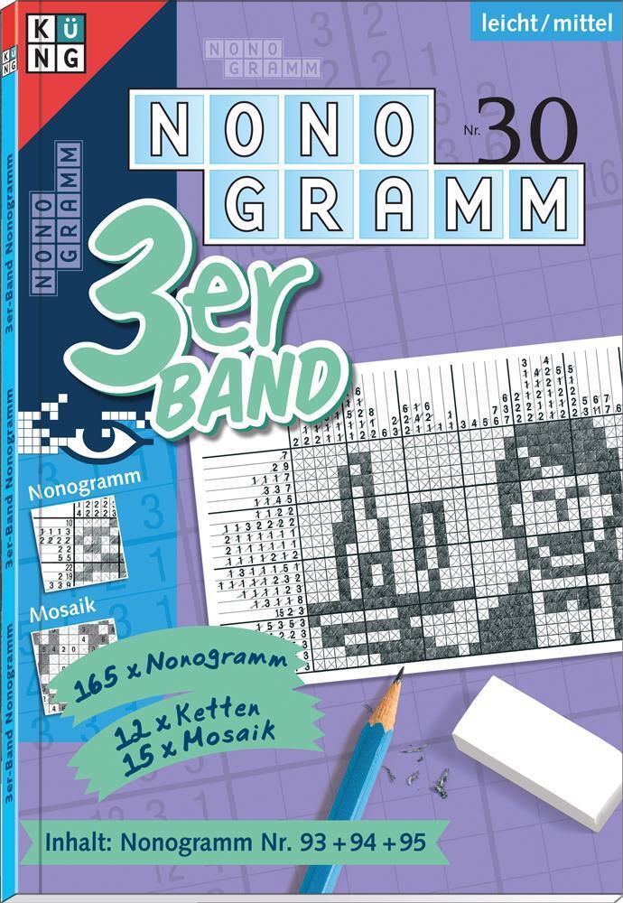 Nonogramm 3er-Band Nr. 30 (Conceptis Puzzles)