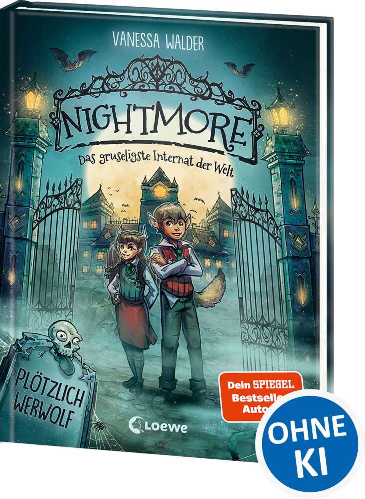Nightmore - Das gruseligste Internat der Welt (Band 1) - Plötzlich Werwolf (Vanessa Walder)