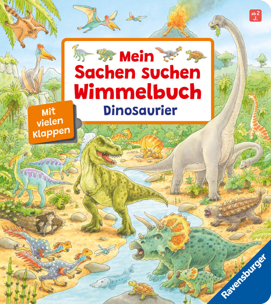 Mein Sachen suchen Wimmelbuch: Dinosaurier (Peter Nieländer)